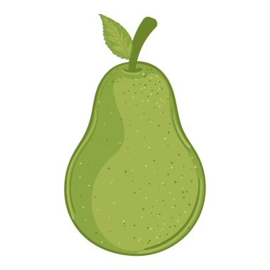 Isolated pear icon Fruits Healthy food Vector illustration