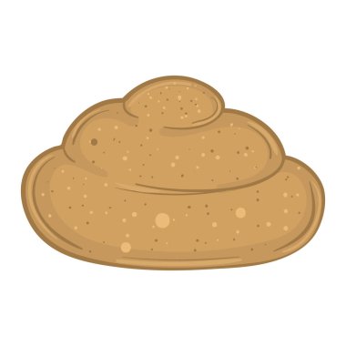 Isolated sweet bread icon Bakery product Vector illustration