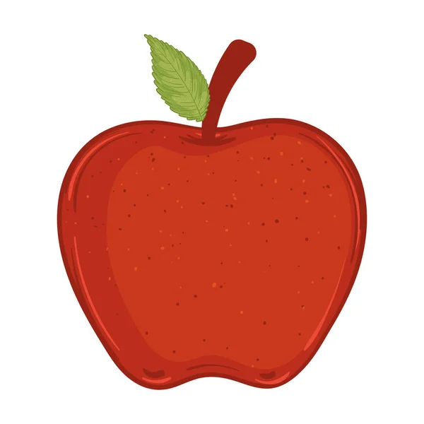 Isolated Apple Icon Fruits Healthy Food Vector Illustration — Vetor de Stock