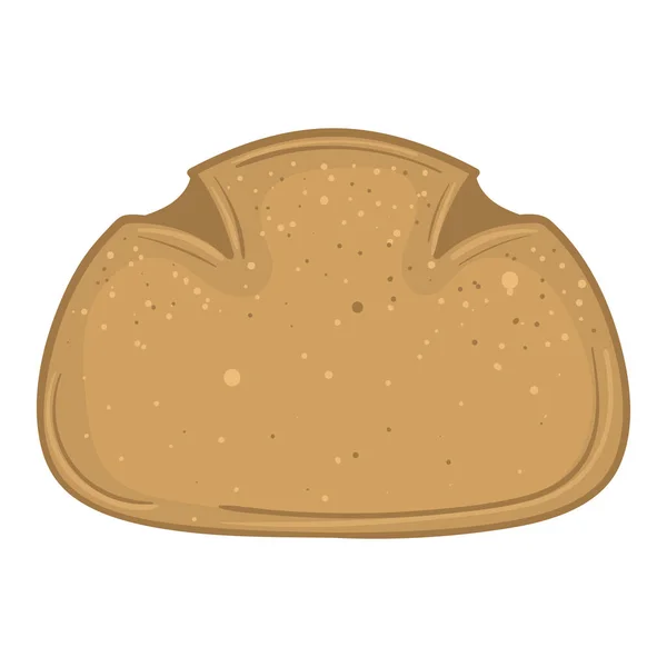 Isolated Sweet Bread Icon Bakery Product Vector Illustration — Stockový vektor