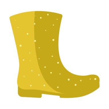 İzole edilmiş sonbahar bot simgesi Vektör illüstrasyonuName