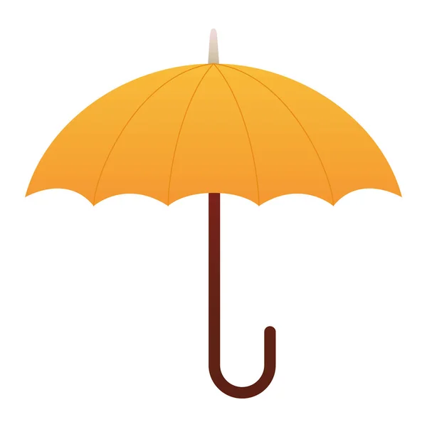 孤立的彩色秋伞图标矢量插图 — 图库矢量图片