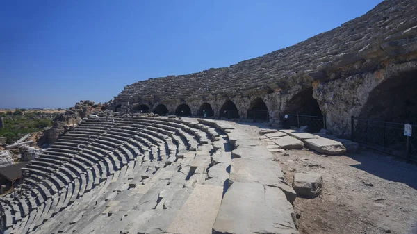 古代都市側 トルコだ マナガット アンタルヤ — ストック写真