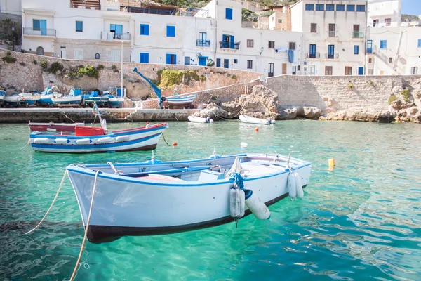 Barche da pesca Levanzo — Foto Stock