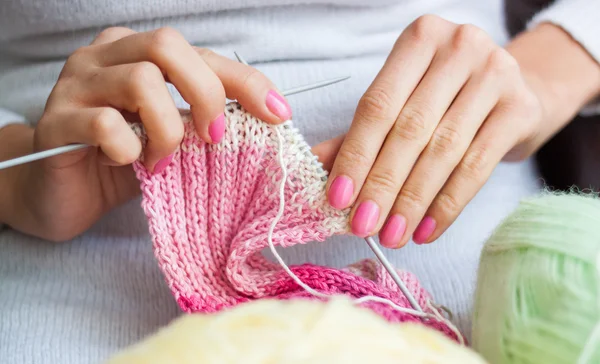 Knitting — Stock Photo, Image