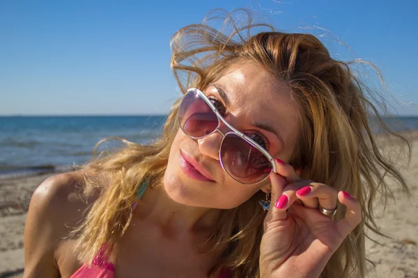 Zomer vrouw portret — Stockfoto