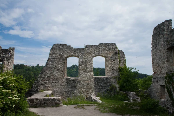 Ruins Ancient Old Town Samobor Croatia — Stok fotoğraf