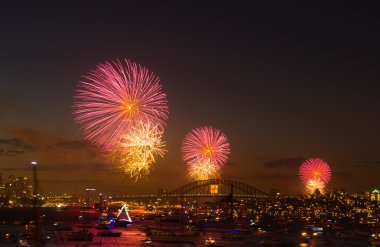 Fireworks Sidney yılbaşı 2013