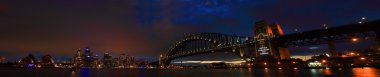 Sydney, nsw Avustralya-Aralık 2009: sydney Harbour panorama görünüm