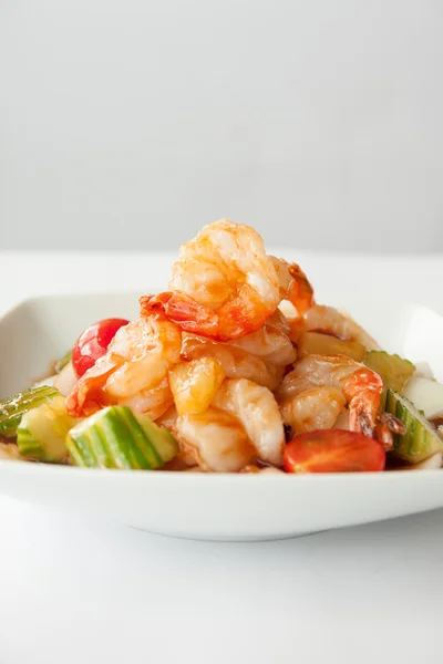 Thai food, Sweet and Sour prawn. — Stock Photo, Image