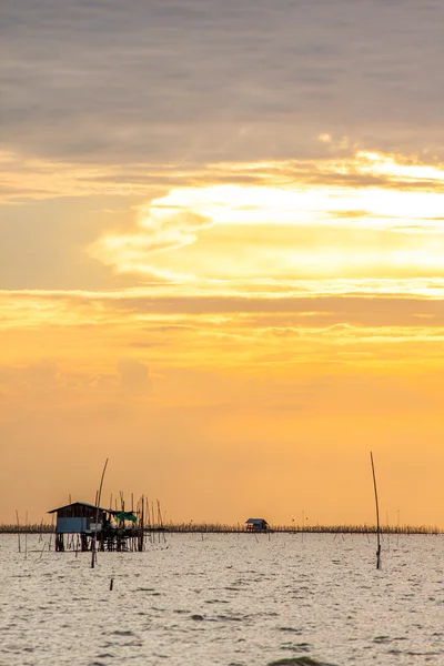 Solnedgång marinmålning, samed island thailand — Stockfoto