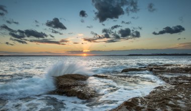 Gün batımında La perouse, Sydney