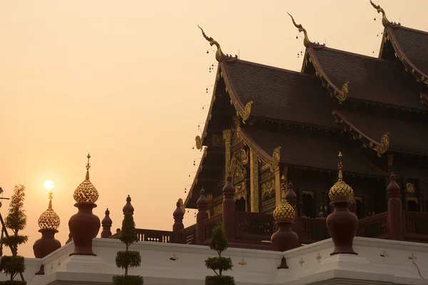 Royal flory świątyni ratchaphreuk w chiang mai, Tajlandia — Zdjęcie stockowe