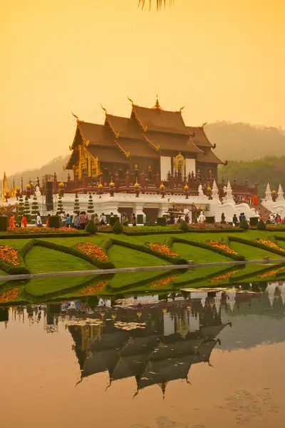 Royal Flora temple ratchaphreuk in Chiang Mai,Thailand — Stock Photo, Image