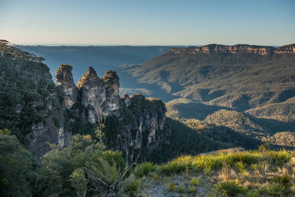 Blauwe heuvels nationaal park nsw, Australië. — Stockfoto