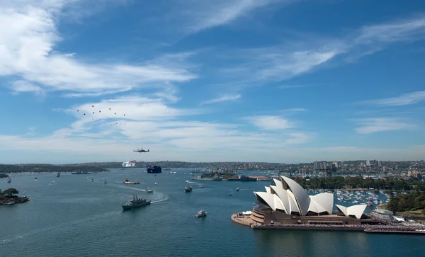 Flota naval en el puerto de Sydney —  Fotos de Stock