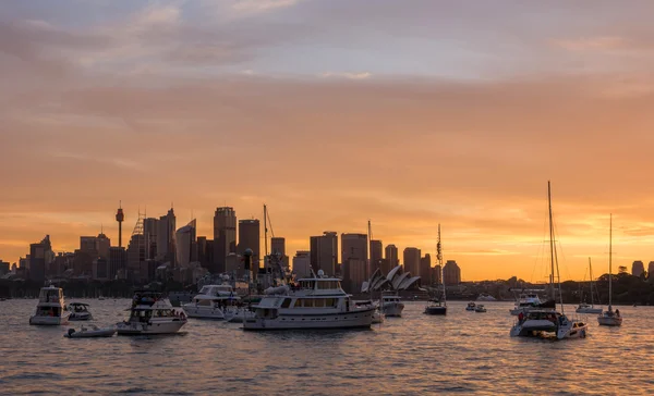 Prom w sydney harbour — Zdjęcie stockowe