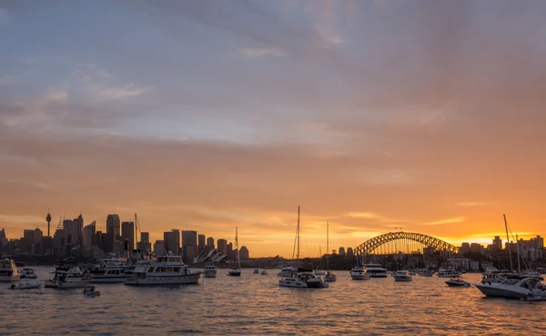 Ferry in sydney haven, Australië — Stockfoto