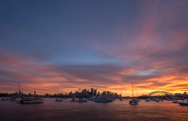 Traghetti nel porto di Sydney — Foto Stock