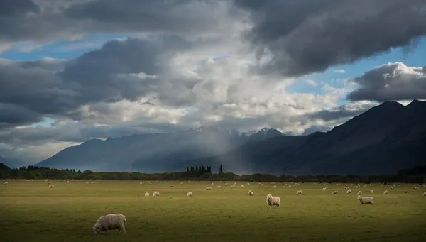 Paesaggio della Nuova Zelanda — Foto Stock