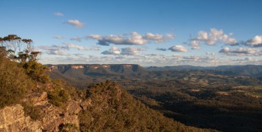 blue Dağları Milli Parkı Manzaralı.