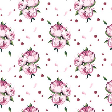 Şakayık desenli kusursuz desen. Ürün tasarımı, duvar kağıdı, hatıra defteri, tekstil, ambalaj kağıdı için mükemmel..