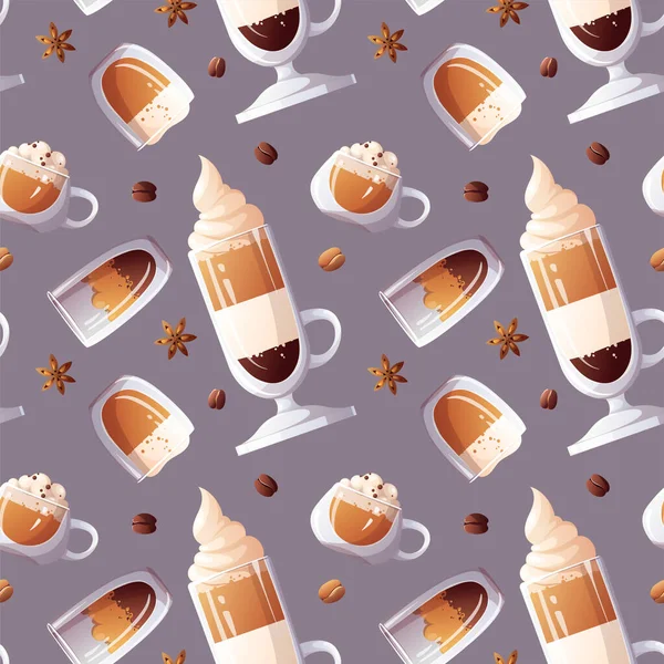 Kahve Kupası seamless modeli