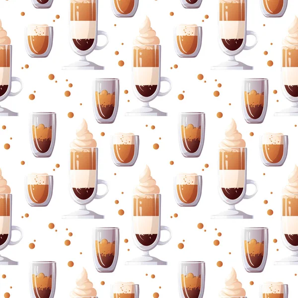 Kahve Kupası seamless modeli 