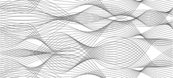 Abstraktní Vlnové Linie Futuristický Moderní Koncept Pozadí Vektorová Ilustrace — Stockový vektor