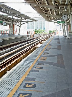 BTS gökyüzü tren istasyonu Bangkok, thaialnd