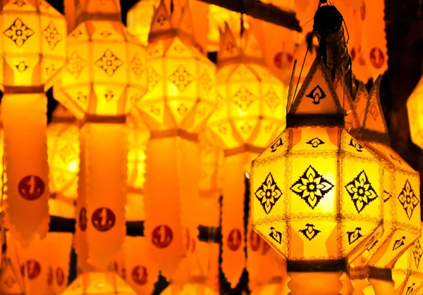 Lámpara tradicional en Chiang Mai Tailandia — Foto de Stock