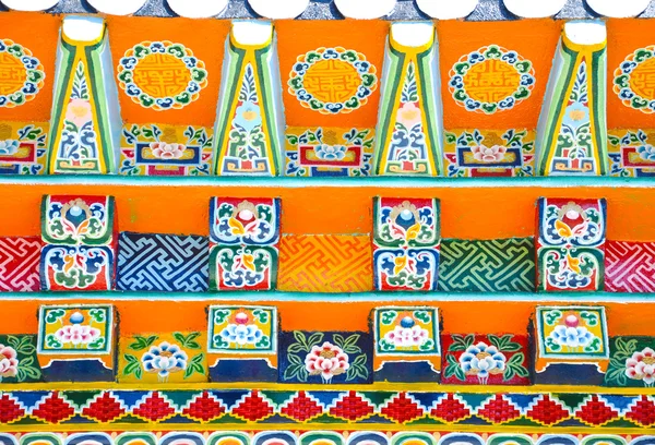 Pintura del monasterio tibetano en Gungtok, India —  Fotos de Stock