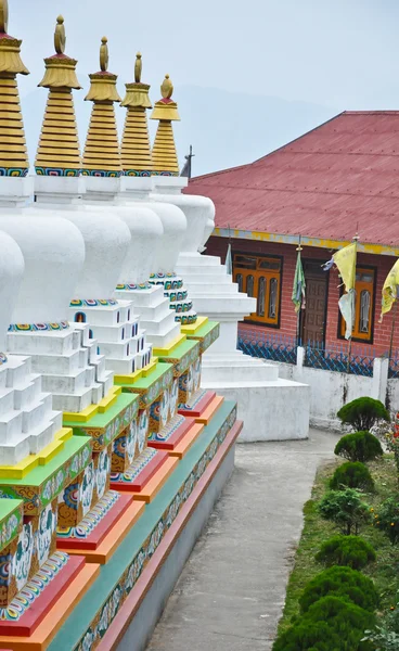 Pagoda på phelri Nyingmapaen kloster i kalimpong — Stockfoto