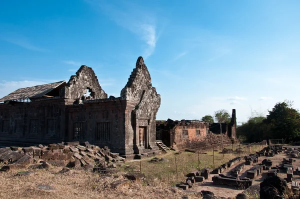 Pragnął kamień w wat phu si na dżem pa sak, laos — Zdjęcie stockowe