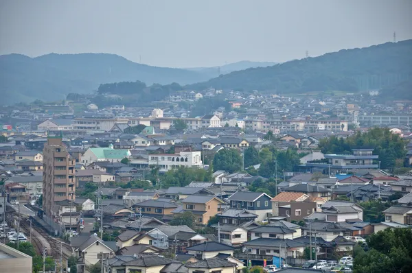 Topview of Isahaya city at Isahaya, Japan — Stock Photo, Image