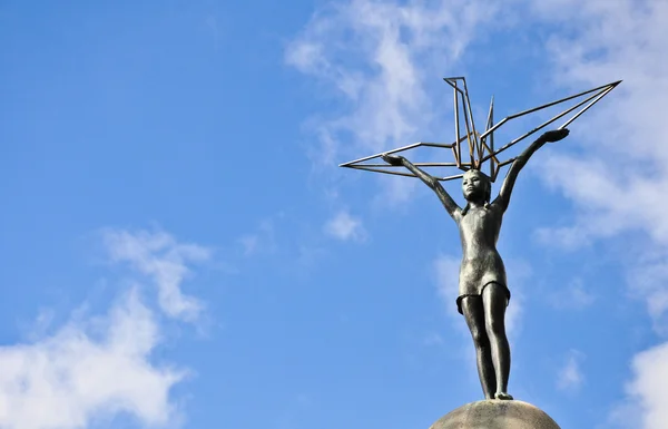 Hiroşima, nükleer anıt için Karya kız Japonya