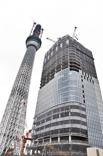 Tokyo Sky Tree Tower during underconstruction at Tokyo, Japan — Stock Photo, Image