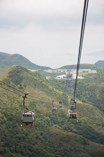 Cable car on the mountain — Stock Photo, Image