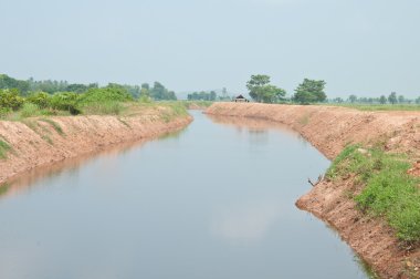 Canel içinde kırsal Tayland