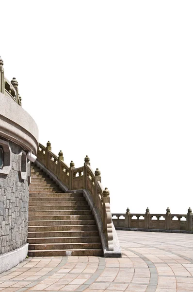 The terrace of Po Lin Monestery — Stock Photo, Image