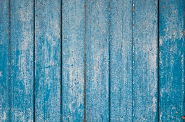 O fundo azul feito de madeira — Fotografia de Stock