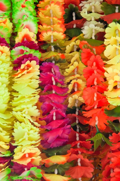 Il gruppo di fiori fatti di stoffa — Foto Stock