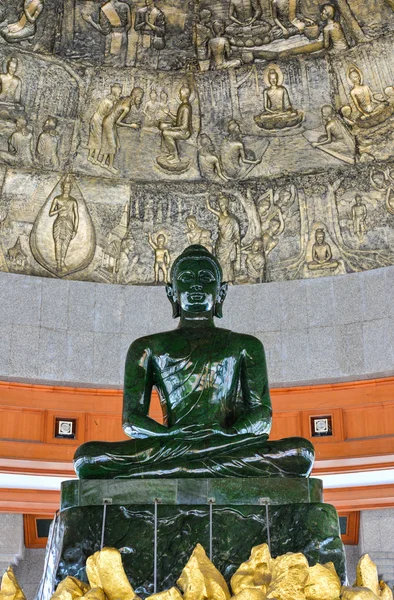 Der grüne Buddha aus Jade in Thailand — Stockfoto