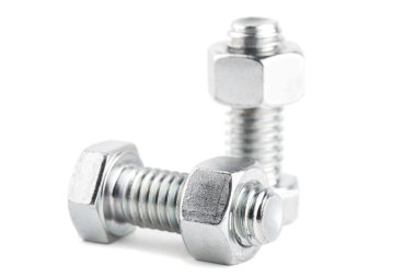 iki vida-somun cıvatalar.