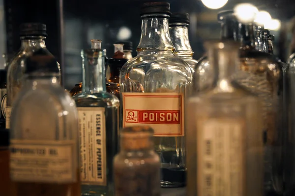 antika bir şişe zehir Close-Up