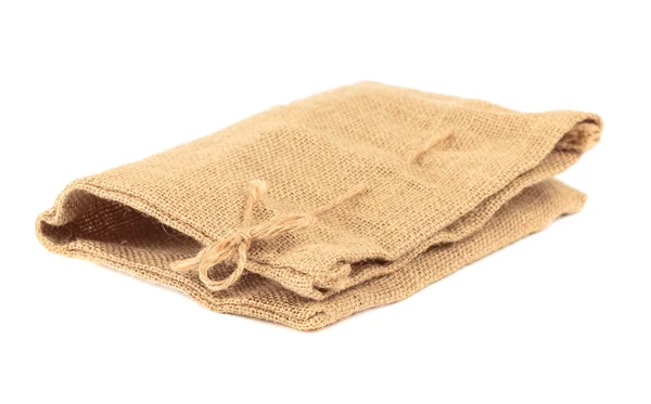 Empty coffee bag made from burlap. — Stock Photo, Image