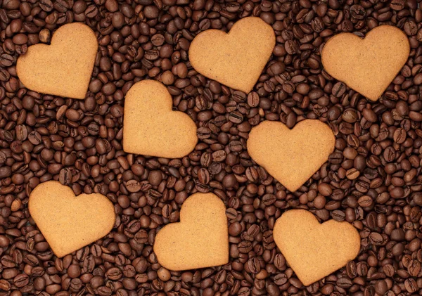 Valentines heart shape cookies — Stock Photo, Image