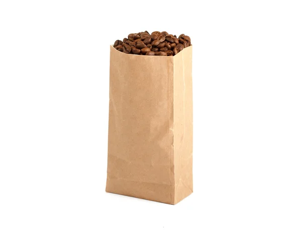 Bag filled beans — Stock Photo, Image