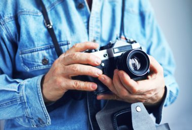 photohrapher film kamera ile görüntü