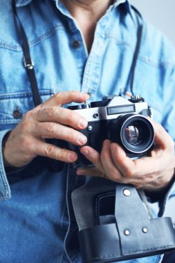 photohrapher film kamera ile görüntü